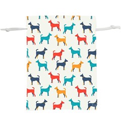 Animal-seamless-vector-pattern-of-dog-kannaa  Lightweight Drawstring Pouch (xl) by nate14shop