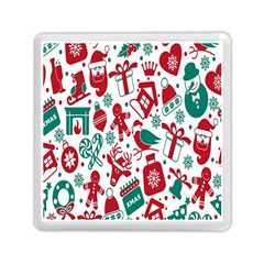 Chrismas Pattern Memory Card Reader (square) by nate14shop