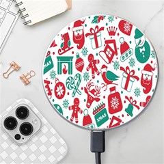 Chrismas Pattern Wireless Charger by nate14shop