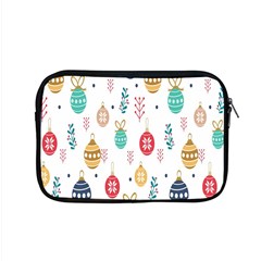 Seamless-pattern-cute-christmas-balls-shariki-igrushki-rozhd Apple Macbook Pro 15  Zipper Case by nate14shop