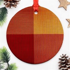 Tablecloth Round Ornament (two Sides) by nate14shop