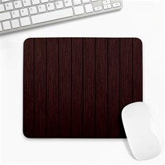 Wood Dark Brown Large Mousepads by nate14shop