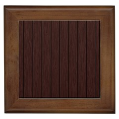 Wood Dark Brown Framed Tile by nate14shop