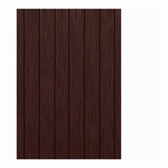 Wood Dark Brown Small Garden Flag (two Sides) by nate14shop