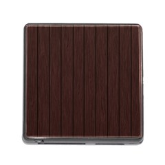 Wood Dark Brown Memory Card Reader (square 5 Slot) by nate14shop