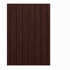 Wood Dark Brown Large Garden Flag (two Sides) by nate14shop