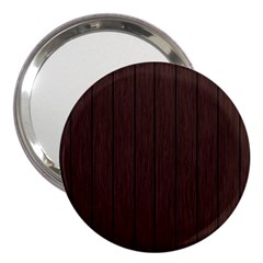 Wood Dark Brown 3  Handbag Mirrors by nate14shop