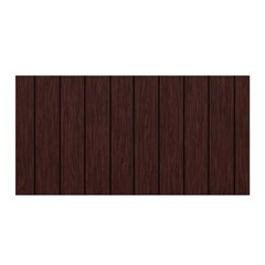 Wood Dark Brown Satin Wrap 35  X 70  by nate14shop