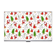 Hd-wallpaper-christmas-pattern-pattern-christmas-trees-santa-vector Business Card Holder