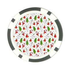 Hd-wallpaper-christmas-pattern-pattern-christmas-trees-santa-vector Poker Chip Card Guard by nate14shop