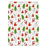 Hd-wallpaper-christmas-pattern-pattern-christmas-trees-santa-vector Removable Flap Cover (L) Front