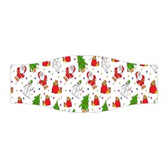 Hd-wallpaper-christmas-pattern-pattern-christmas-trees-santa-vector Stretchable Headband