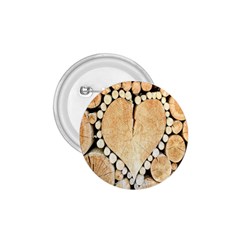 Wooden Heart 1.75  Buttons