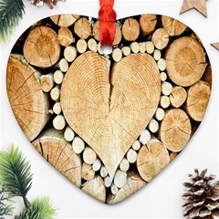 Wooden Heart Ornament (Heart)