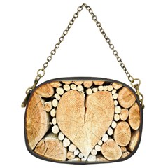 Wooden Heart Chain Purse (Two Sides)