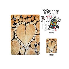 Wooden Heart Playing Cards 54 Designs (Mini)