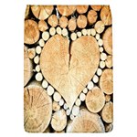 Wooden Heart Removable Flap Cover (L) Front