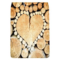 Wooden Heart Removable Flap Cover (S)