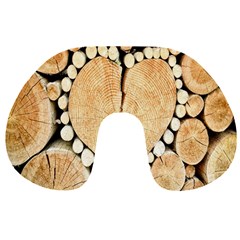 Wooden Heart Travel Neck Pillow