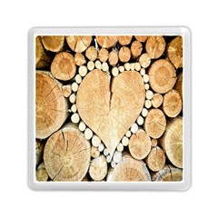 Wooden Heart Memory Card Reader (square) by nate14shop