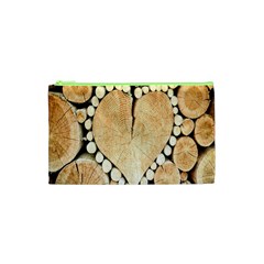 Wooden Heart Cosmetic Bag (XS)