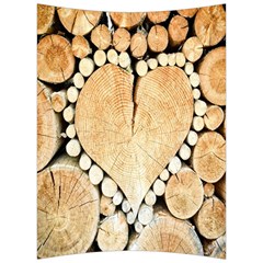 Wooden Heart Back Support Cushion