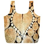 Wooden Heart Full Print Recycle Bag (XXL) Back