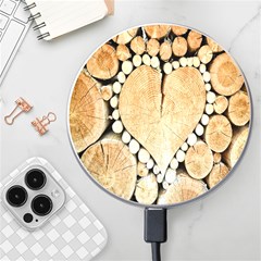 Wooden Heart Wireless Charger