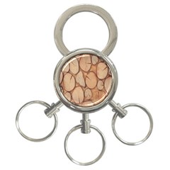 Wood-logs 3-ring Key Chain by nate14shop