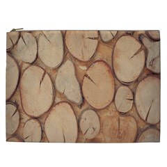 Wood-logs Cosmetic Bag (xxl) by nate14shop