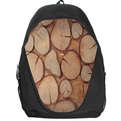 Wood-logs Backpack Bag by nate14shop