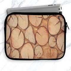 Wood-logs Apple Ipad 2/3/4 Zipper Cases by nate14shop