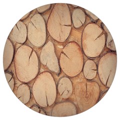 Wood-logs Round Trivet