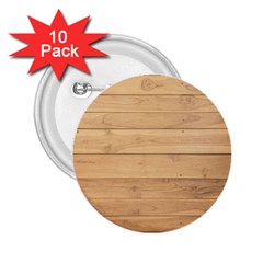 Wood-panel 2 25  Buttons (10 Pack)  by nate14shop