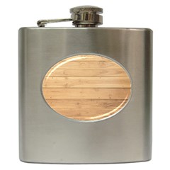 Wood-panel Hip Flask (6 oz)