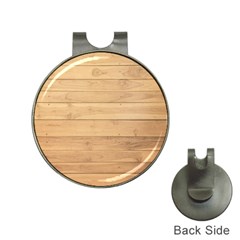 Wood-panel Hat Clips with Golf Markers