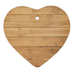 Wood-panel Heart Ornament (Two Sides)