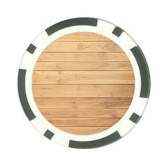 Wood-panel Poker Chip Card Guard by nate14shop