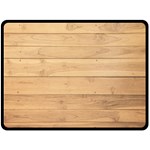 Wood-panel Double Sided Fleece Blanket (Large)  80 x60  Blanket Back