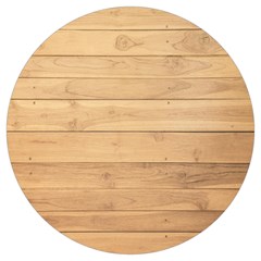 Wood-panel Round Trivet