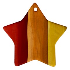 Hd-wallpape-wood Star Ornament (Two Sides)