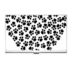 Abstract-black-white Business Card Holder by nate14shop