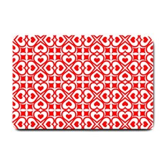 Background-heart Small Doormat  by nate14shop