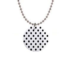 Black-and-white-polka-dot-pattern-background-free-vector 1  Button Necklace by nate14shop