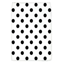 Black-and-white-polka-dot-pattern-background-free-vector Removable Flap Cover (l)