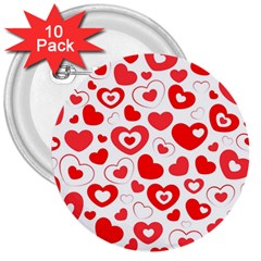 Cards-love 3  Buttons (10 Pack)  by nate14shop