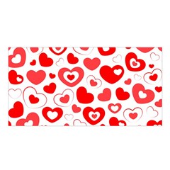 Cards-love Satin Shawl 45  X 80  by nate14shop