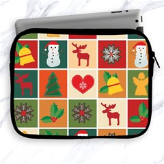 Christmas-pattern Apple Ipad 2/3/4 Zipper Cases by nate14shop