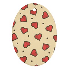 Design-love Ornament (oval) by nate14shop