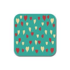 Love Rubber Square Coaster (4 pack)